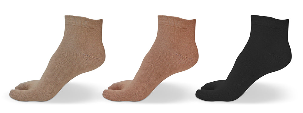 Women Low Ankle Thumb Socks-Pack Of 3 Pairs
