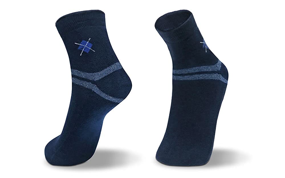 Williwr Men's Ankle Length Sports Socks, Pack Of 6