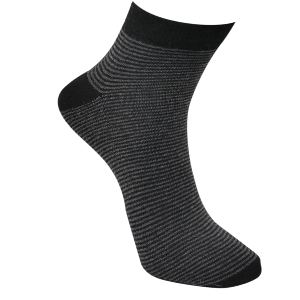 Men's Sports Socks Assorted Designs-Pack of 4 Pairs