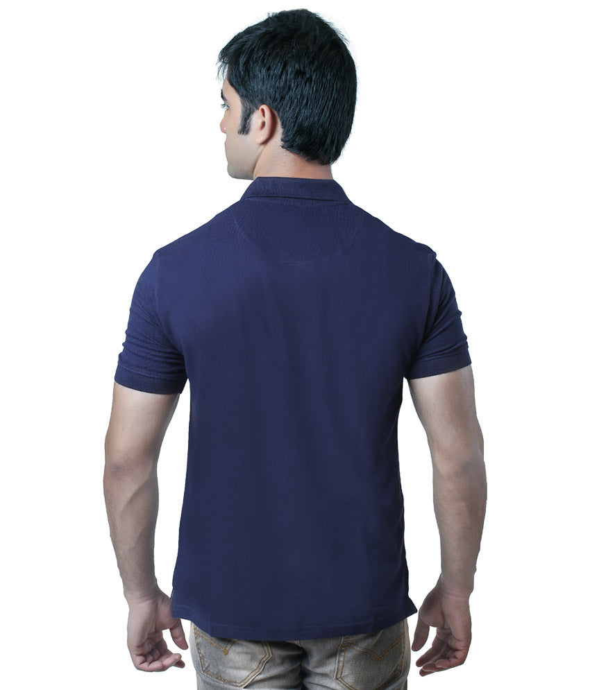 DV8 Navy Blue Polo T-shirt